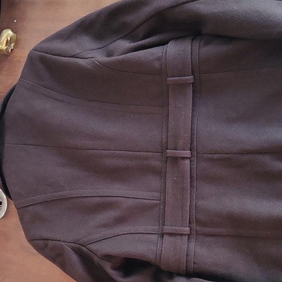 - Cleo brown size 2 wool pea coat - Picture 12 of 17